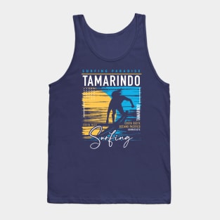 Retro Tamarindo Surfing // Surfers Paradise // Surf Costa Rica Tank Top